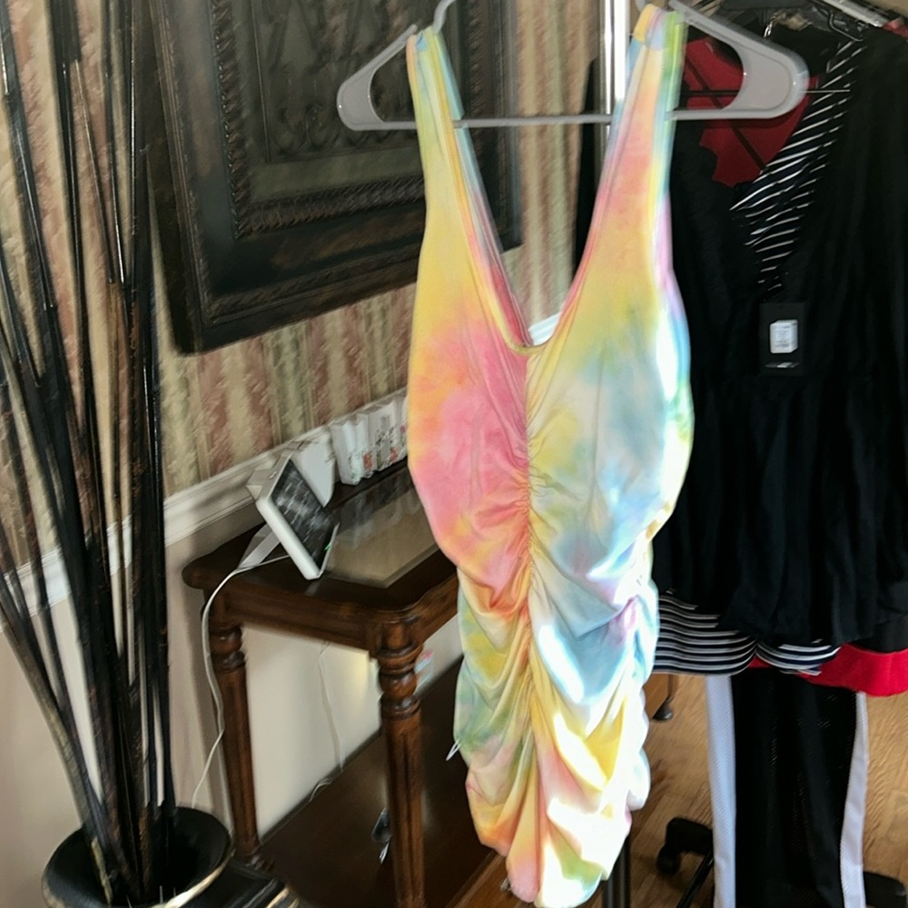 Multi colored romper